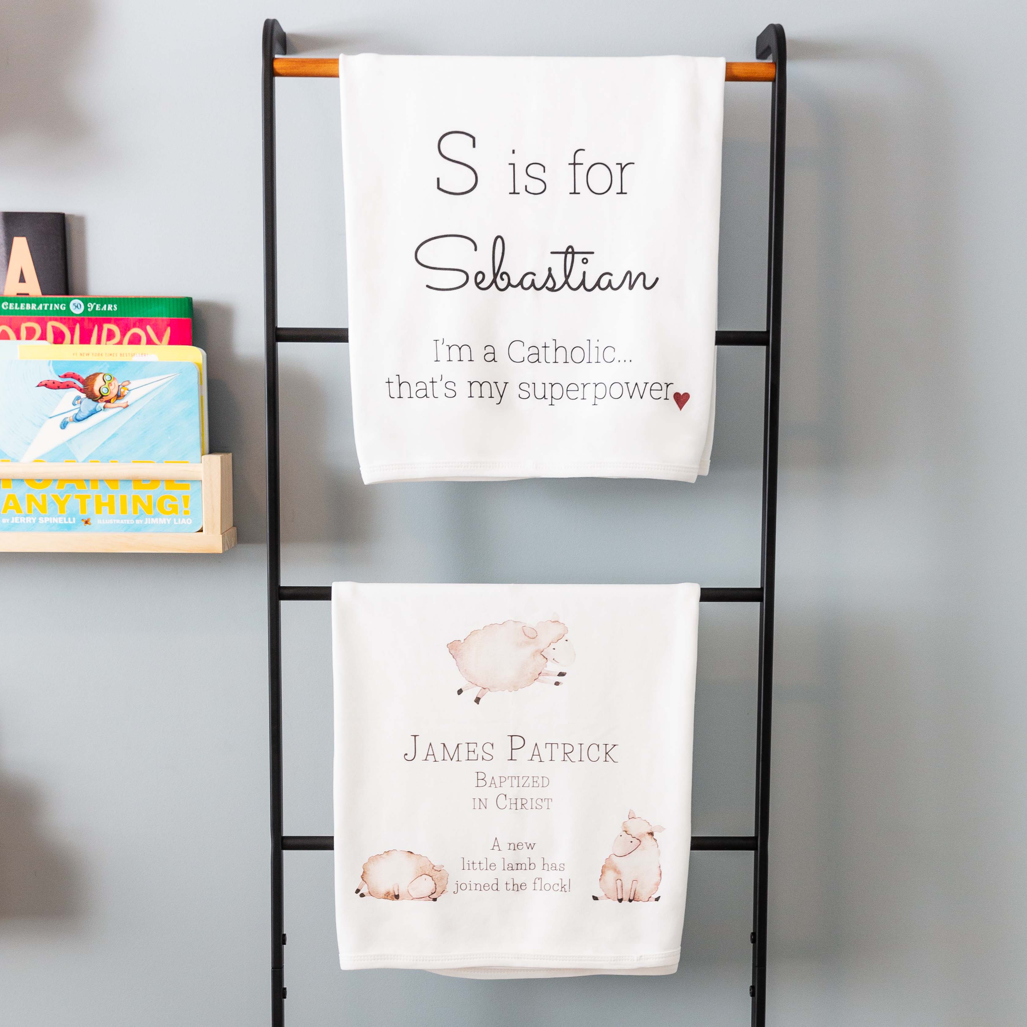 Personalized Superpower Baby Blanket