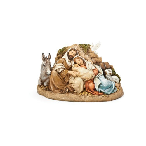 Resting Holy Family Nativity Scene
