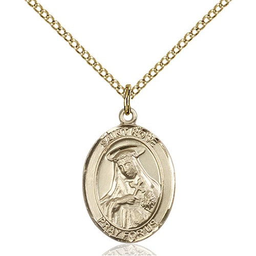 14kt Gold Filled St. Rose of Lima Pendant