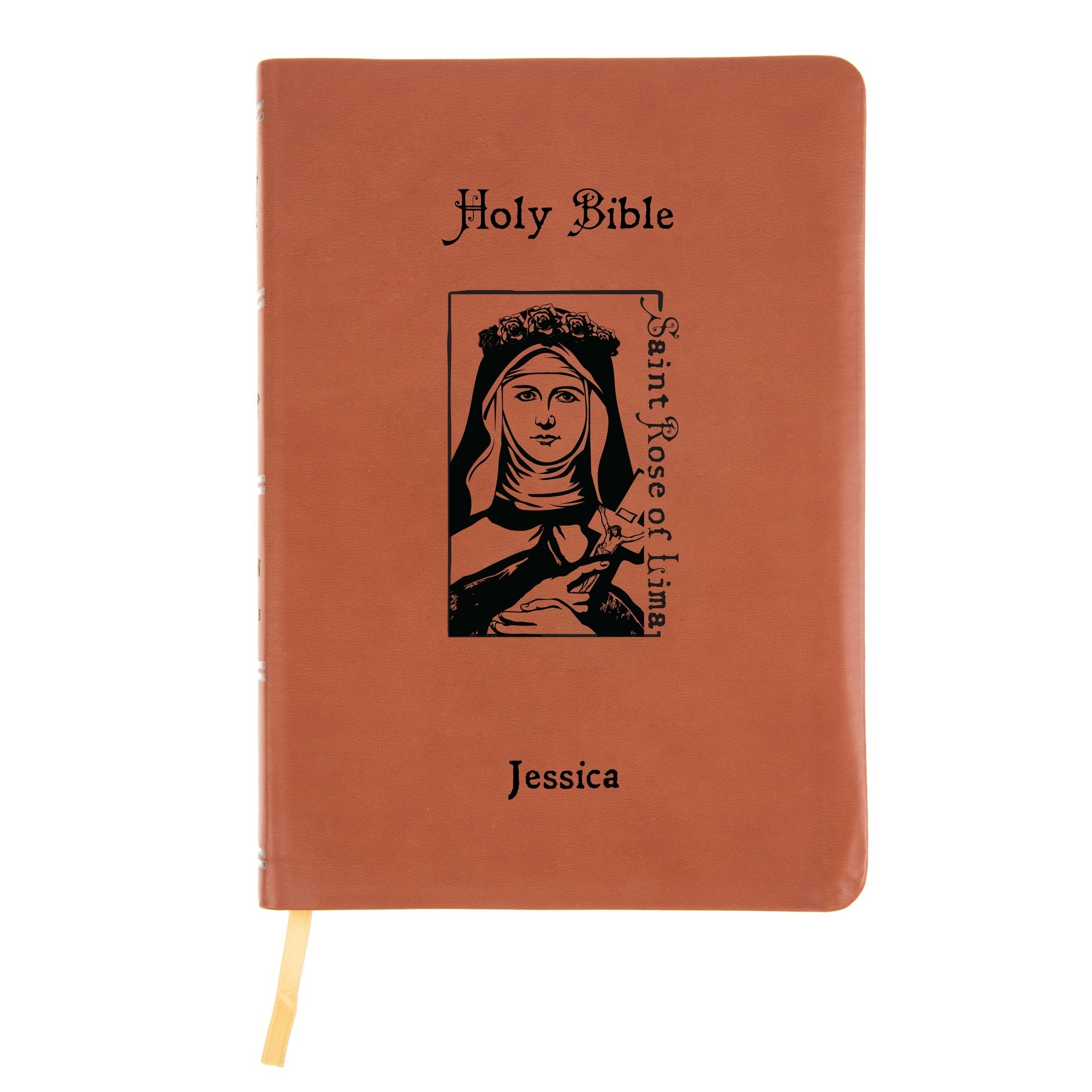 Personalized St. Rose of Lima Bible