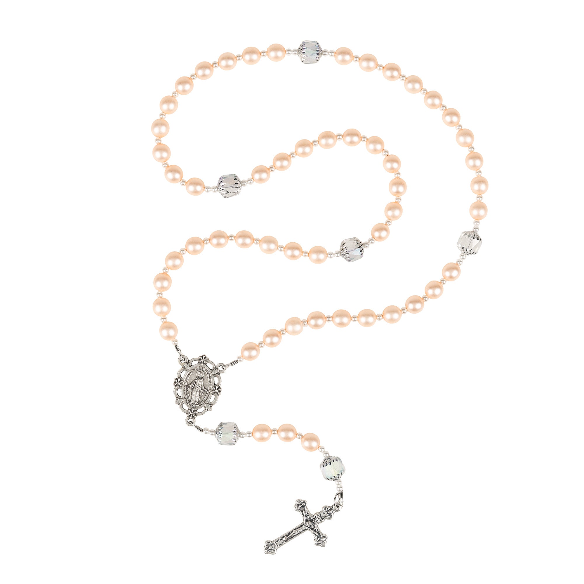 Pearls of Mary Miraculous Medal Rosary