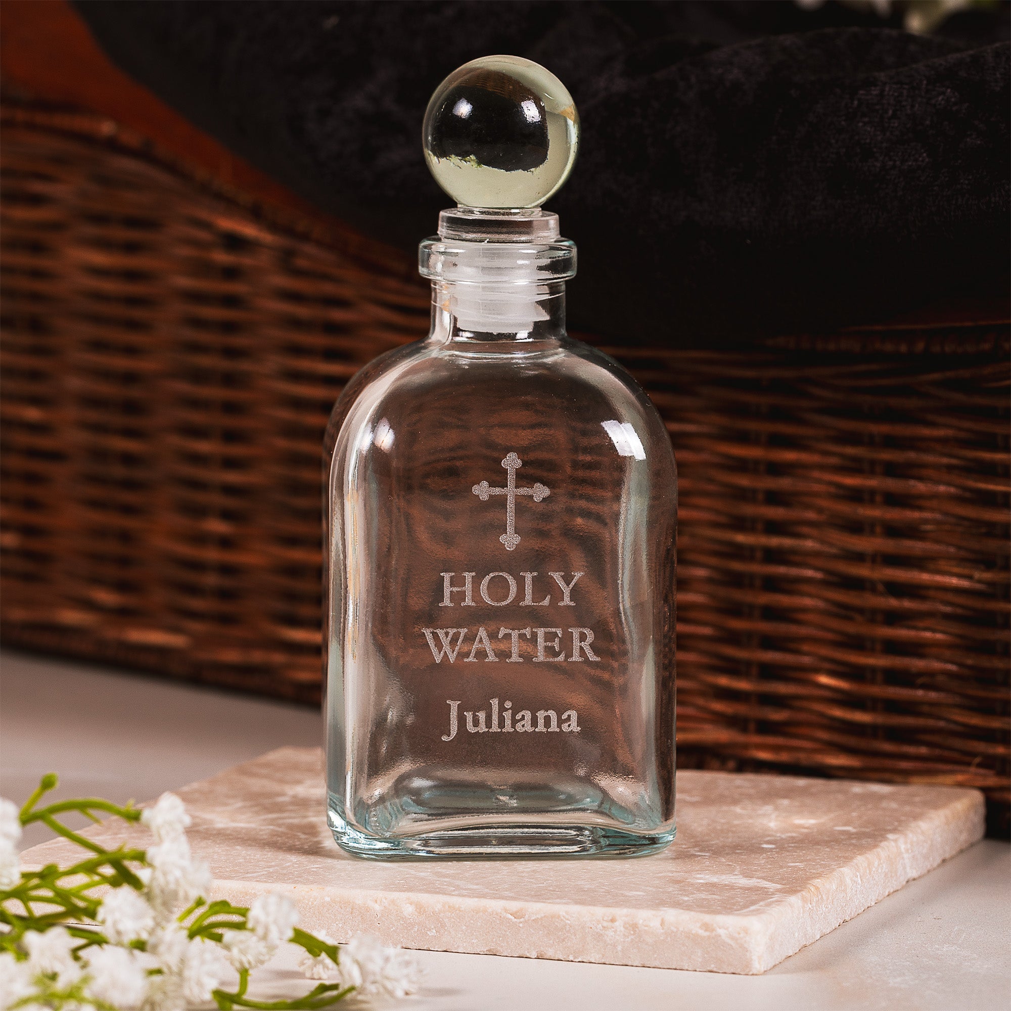 Personalized Classic Holy Water Bottle