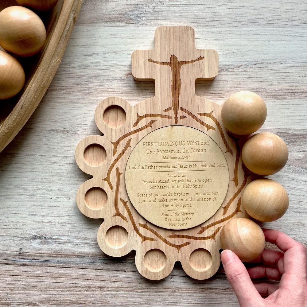 Gather and Pray Decade Rosary Board
