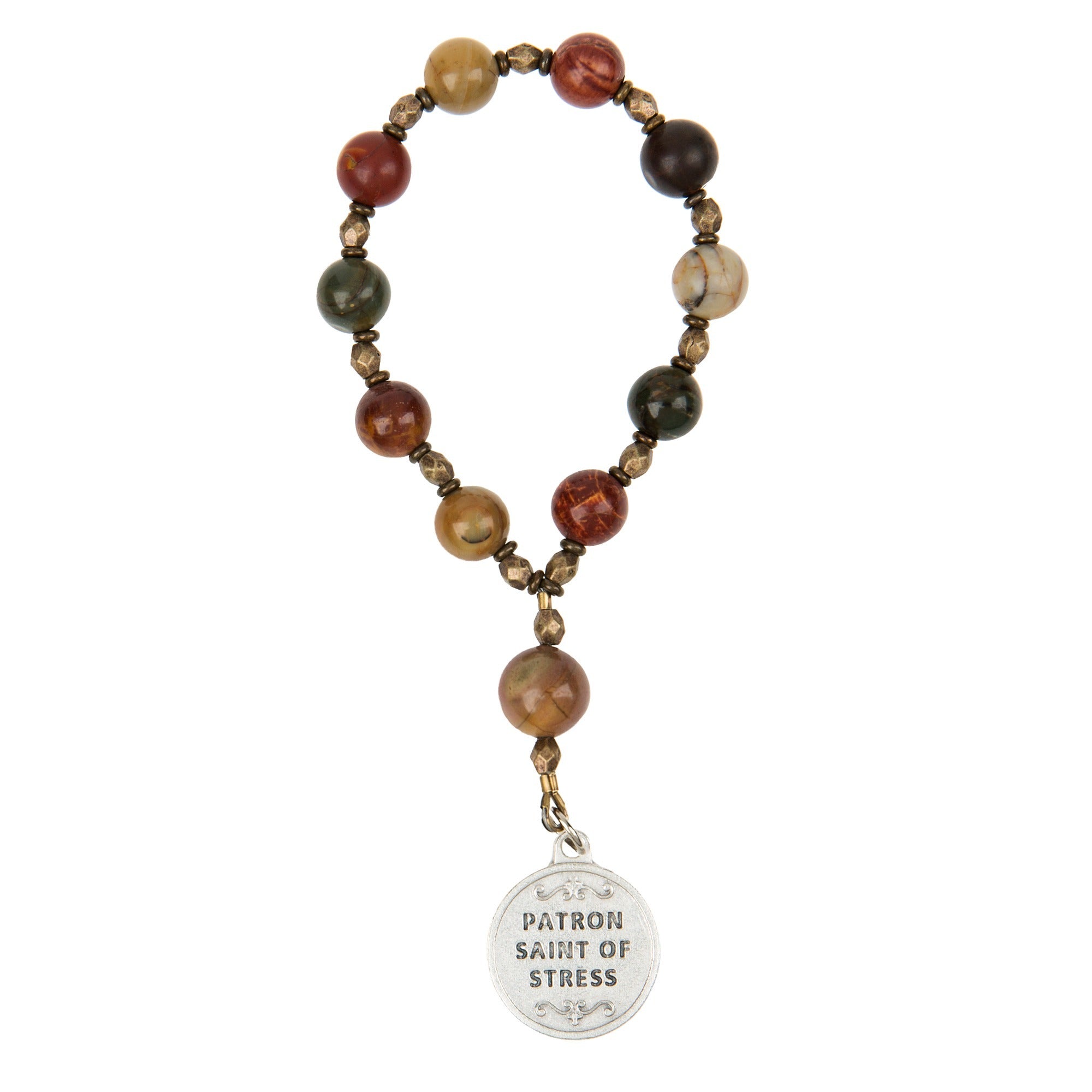 St. Dymphna Anxiety/Depression Decade Rosary with Card