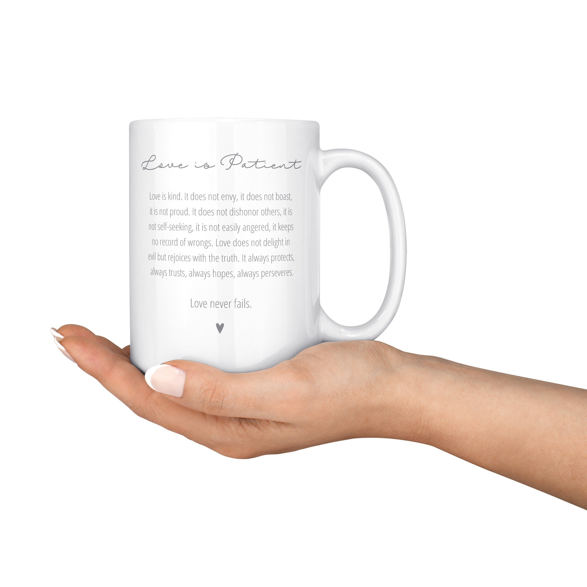 Love is Patient Mug
