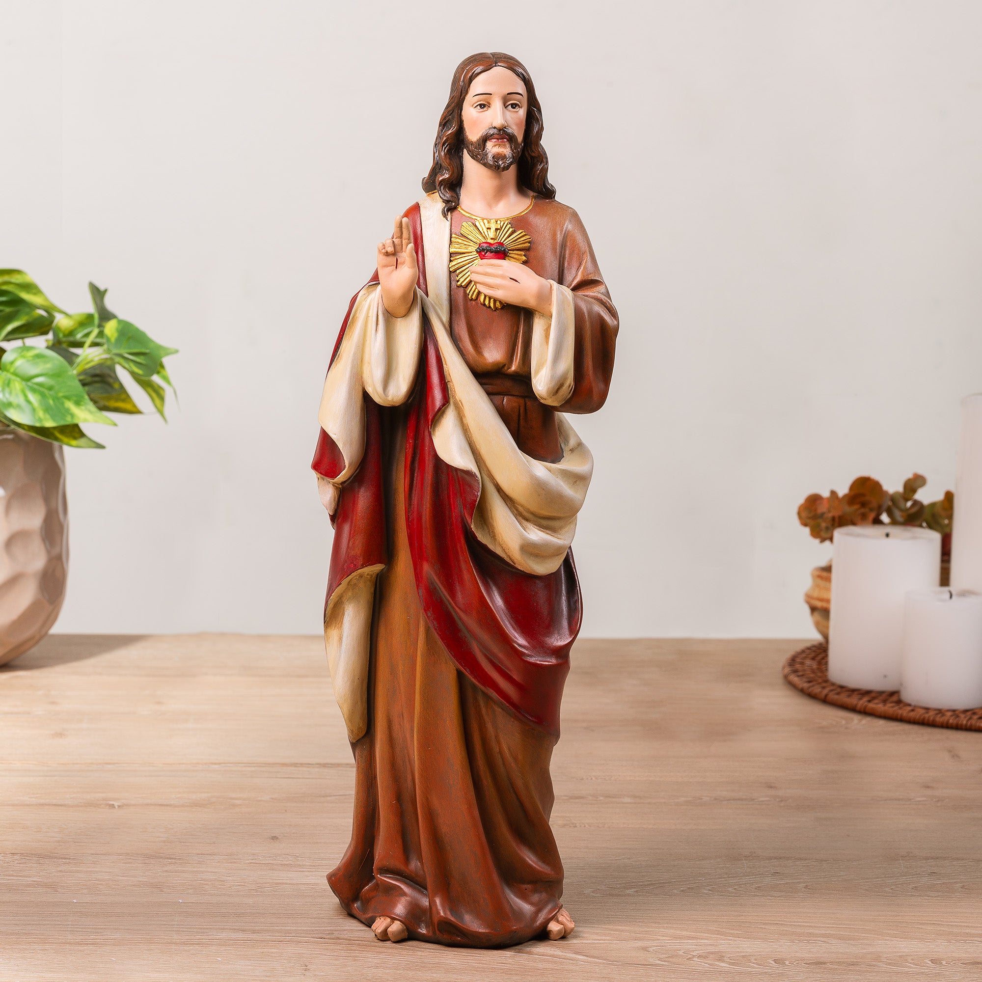 Sacred Heart of Jesus 18" Statue