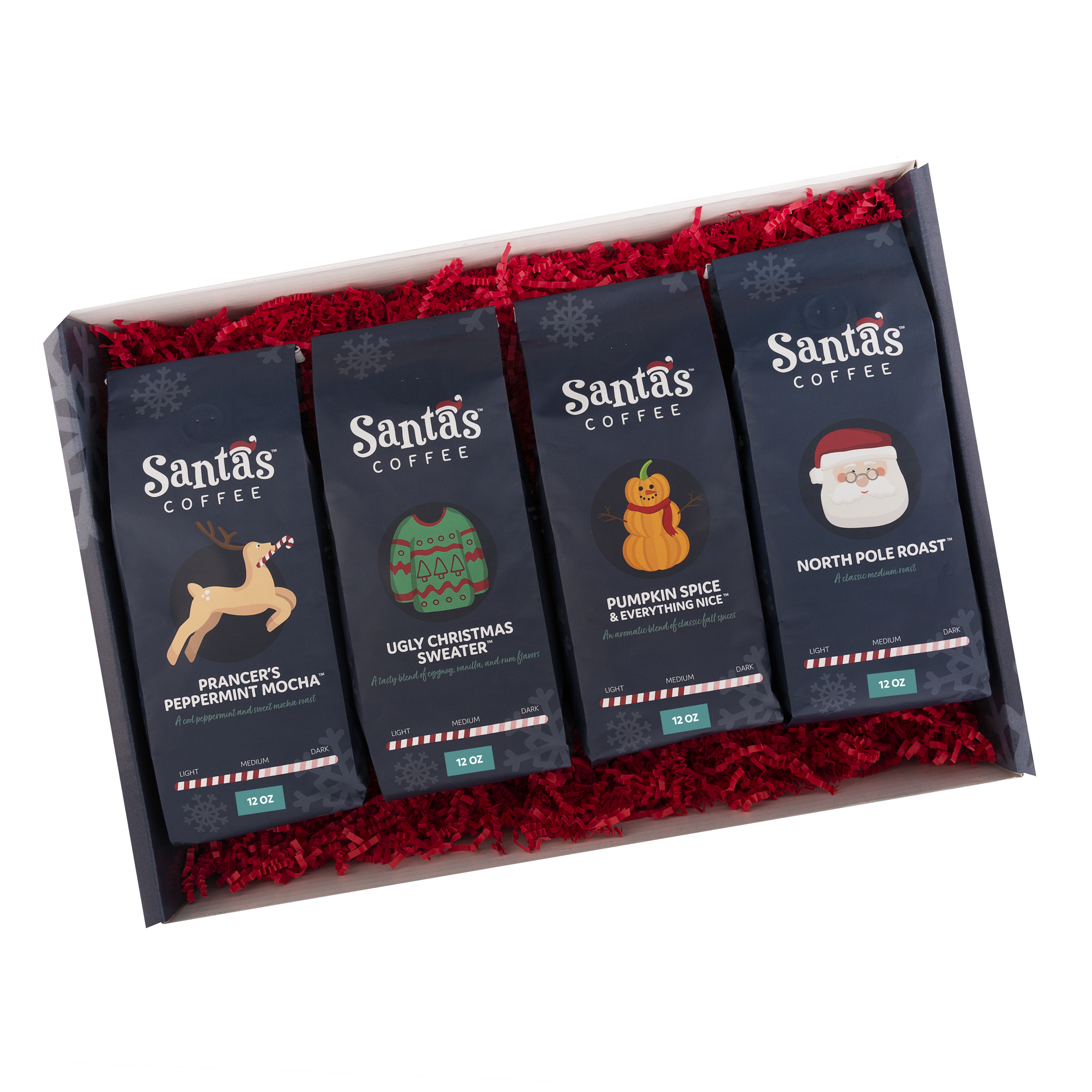 Santa's Coffee Seasonal Blends Variety Box