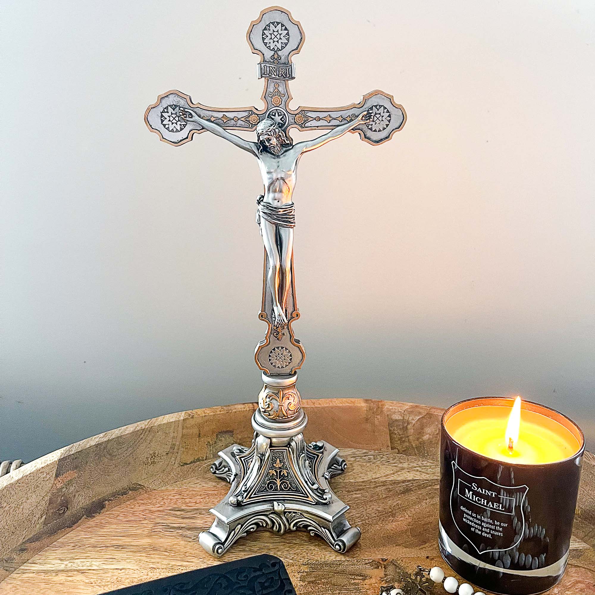 Standing Crucifix 13"