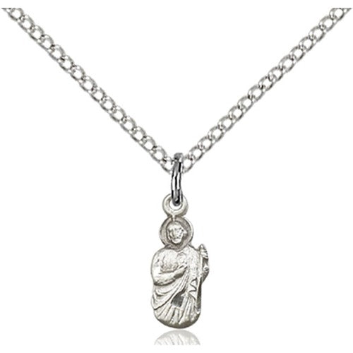 Sterling Silver St. Jude Pendant - 2508282