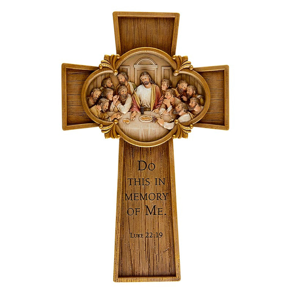 Last Supper Cross - 12"