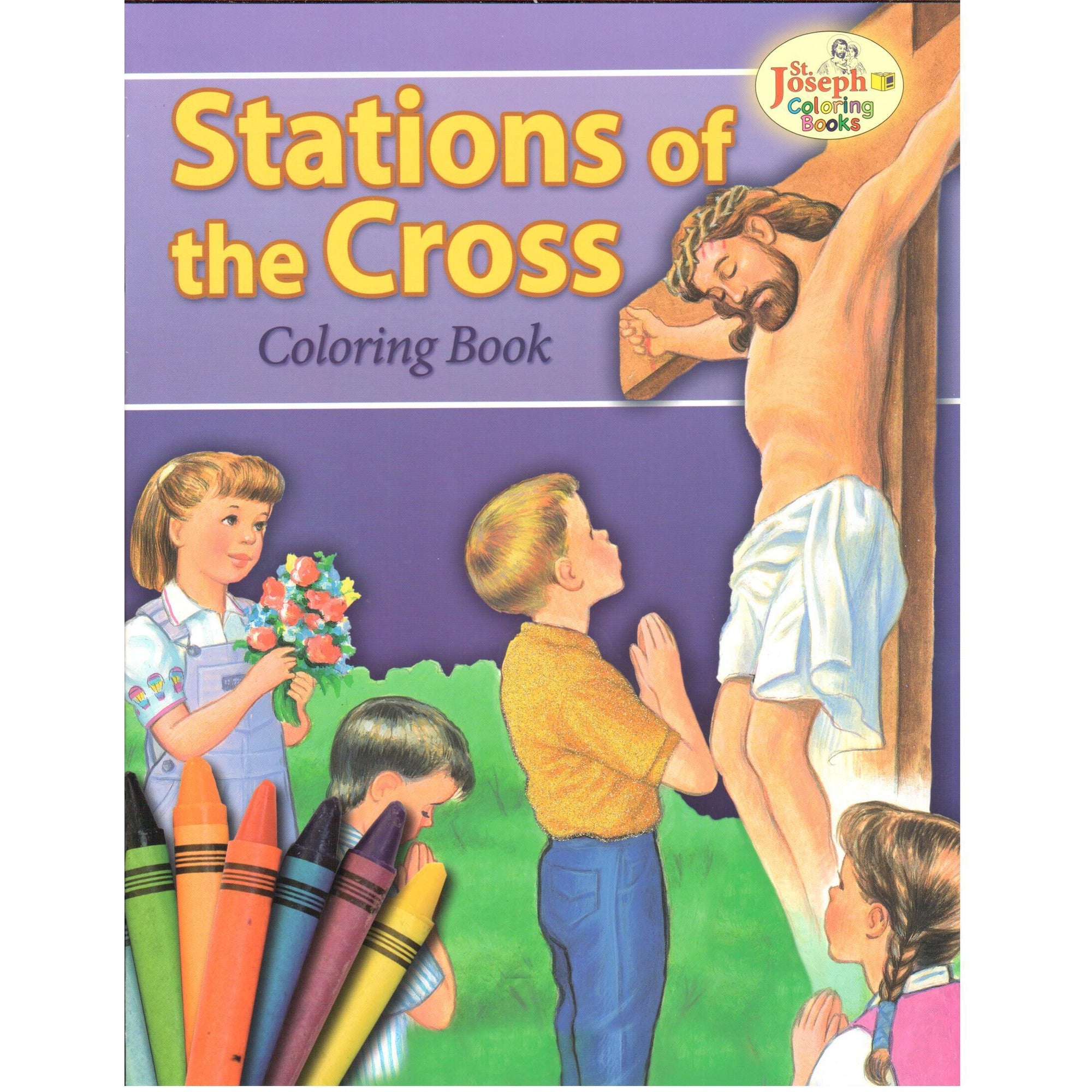 The Stations of the Cross Coloring Book