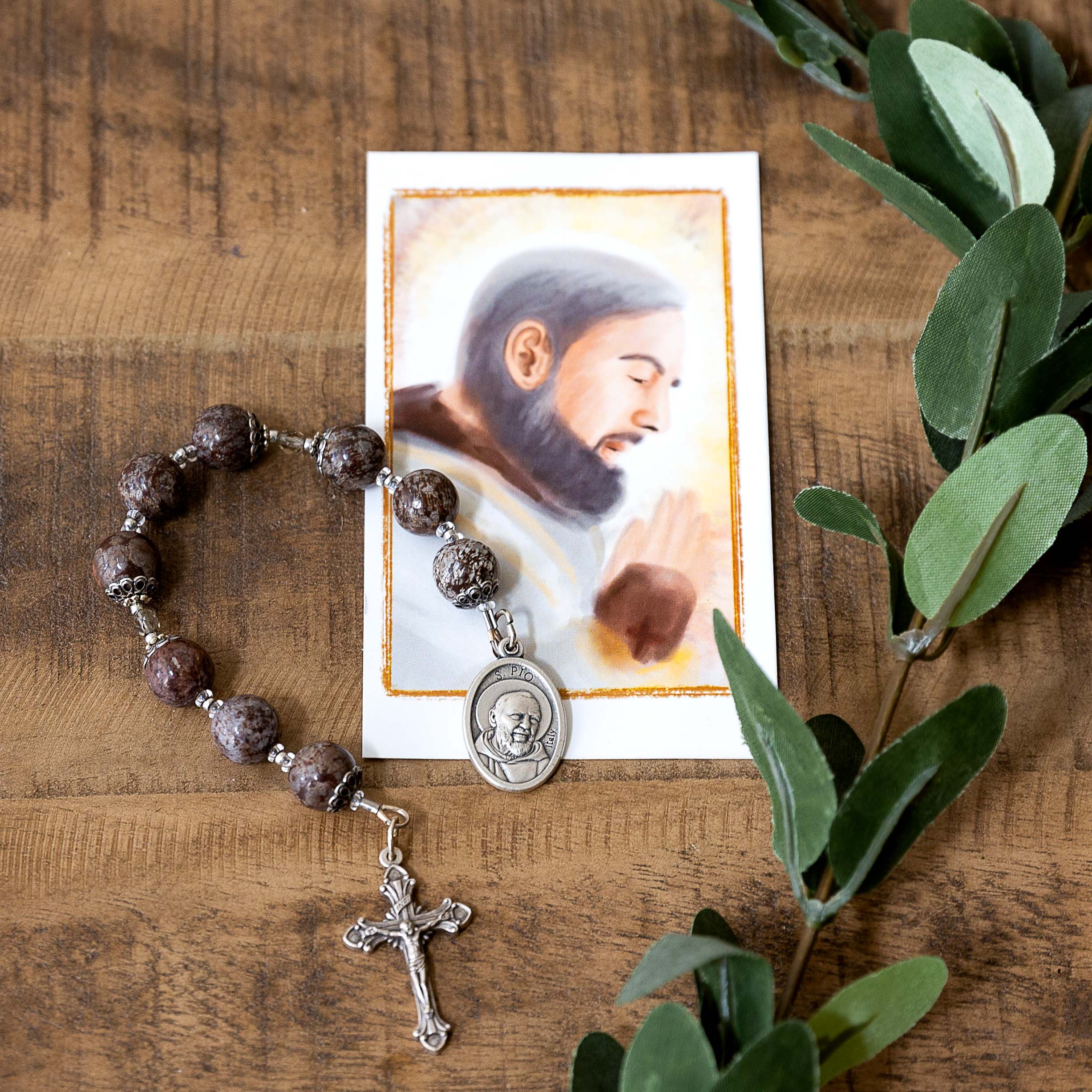 Jasper Chaplet of St. Padre Pio