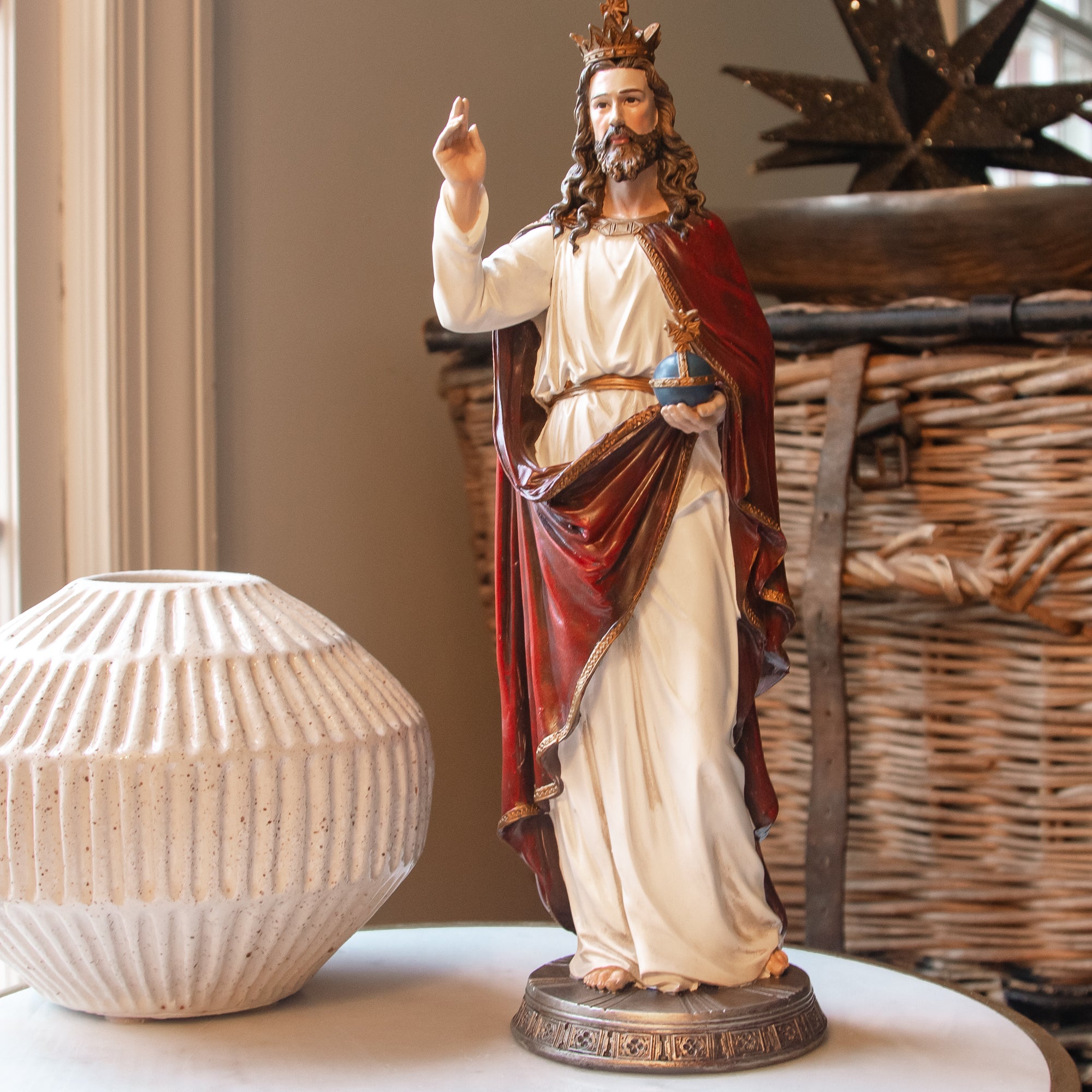 Christ the King Statue - 14.25"