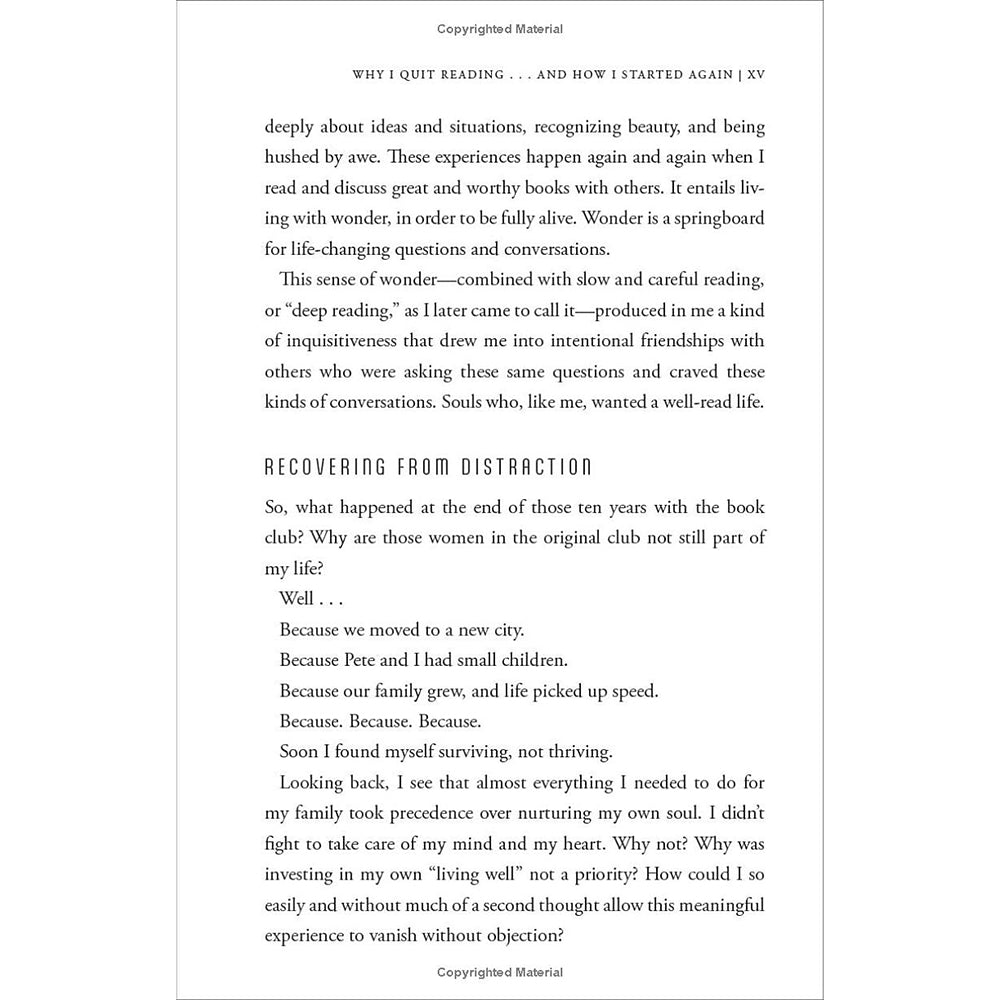 The Well-Read Life: Nourish Your Soul through Deep Reading and Intentional Friendship