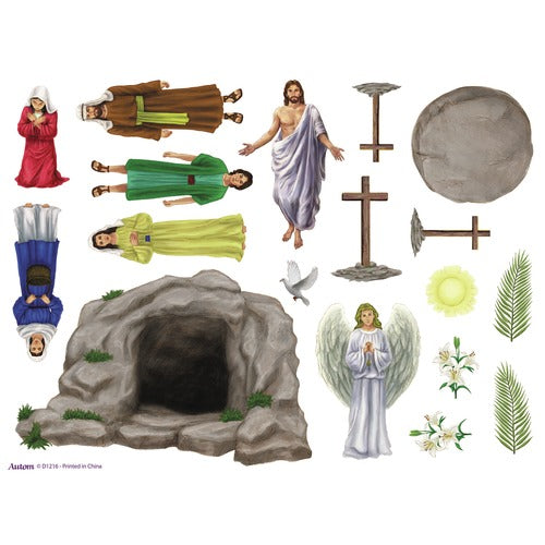 Easter Resurrection Magnet Set - 18 Pieces