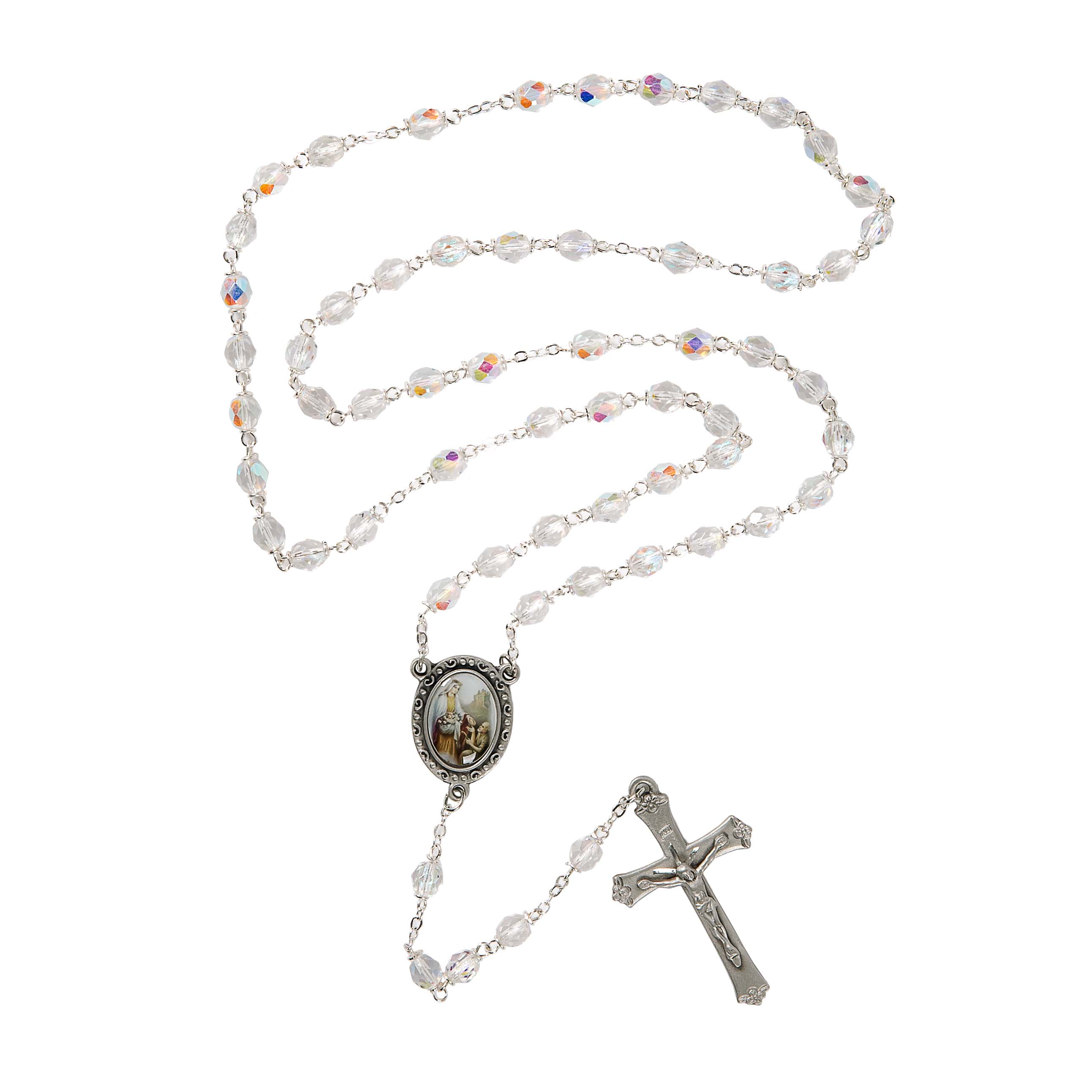 St. Elizabeth of Hungary Crystal Rosary