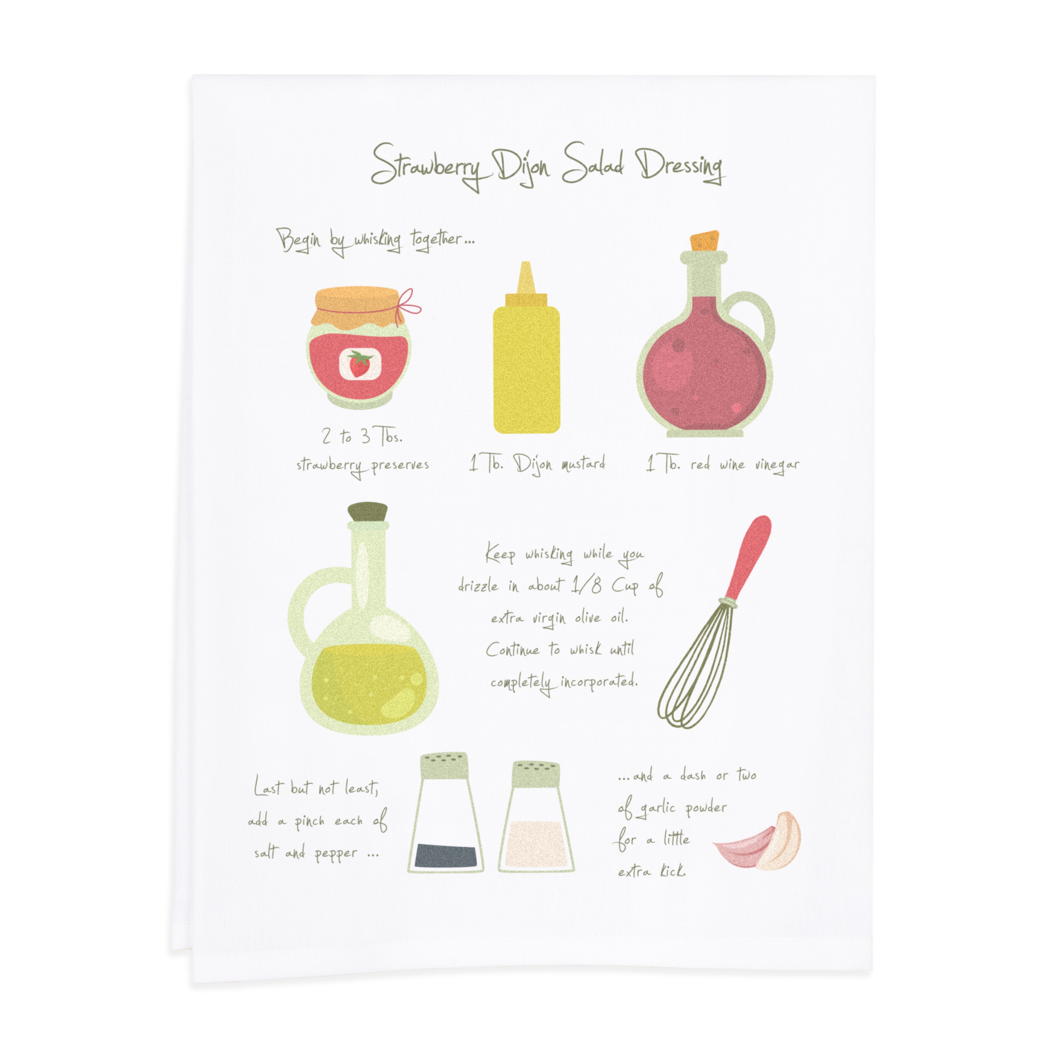 Heavenly Table Recipe Dish Towels - Set of 2