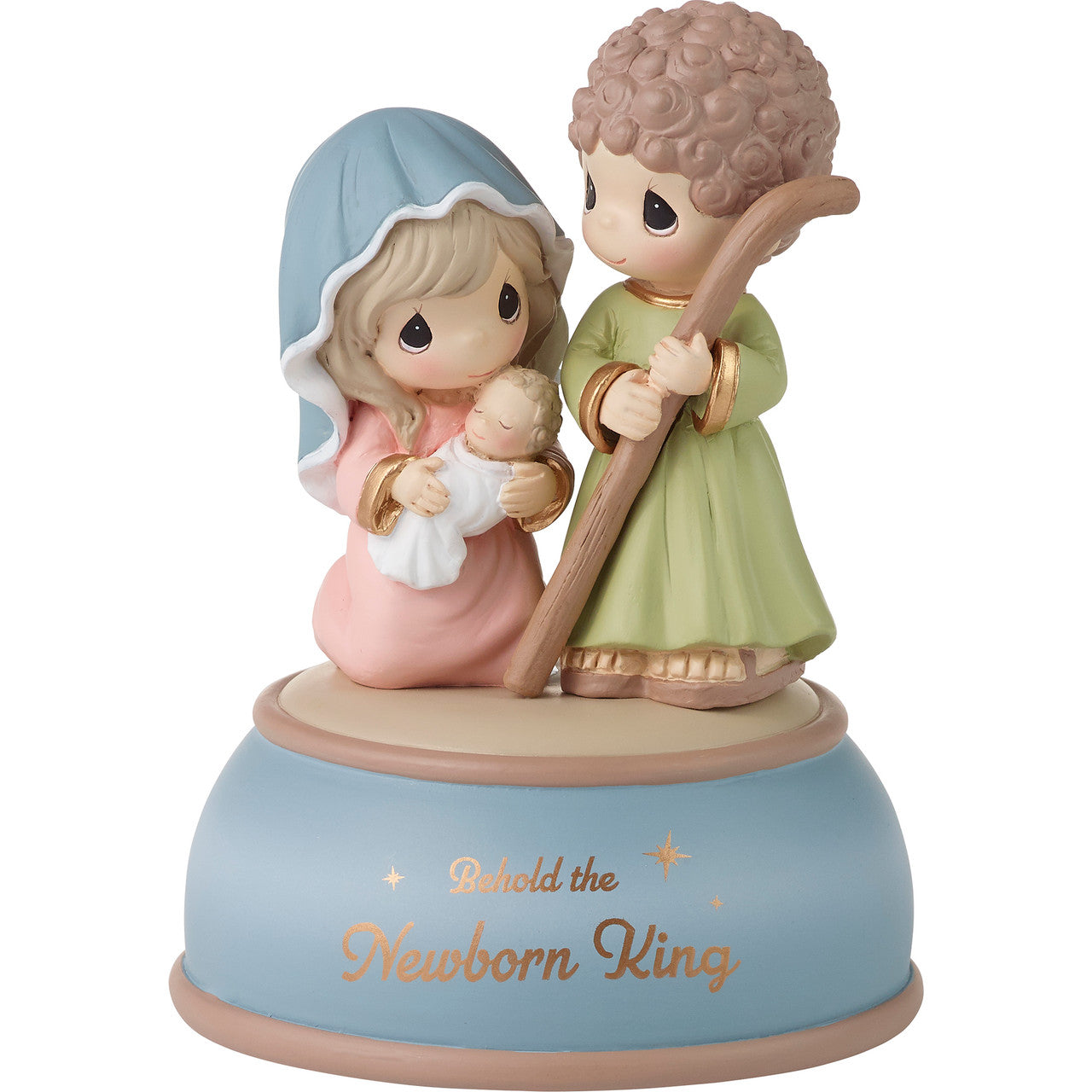 Behold The Newborn King Musical Figurine