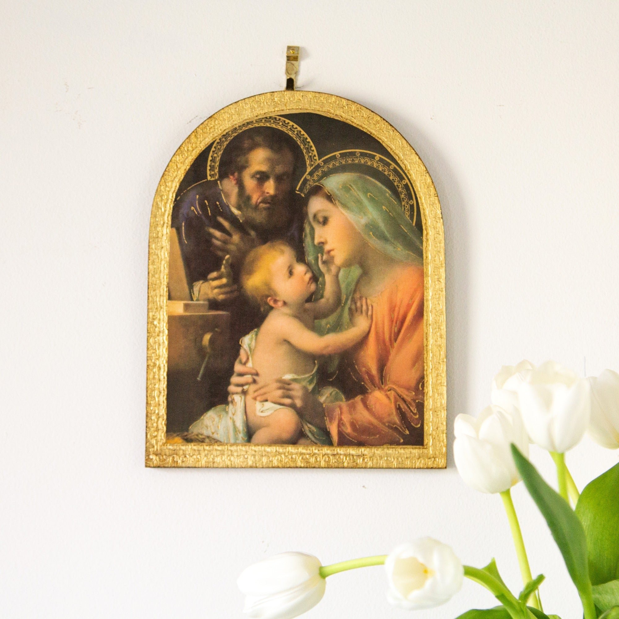 Simeone Holy Family Italian Plaque