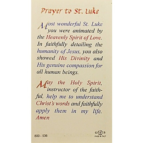 St. Luke - Prayer Card