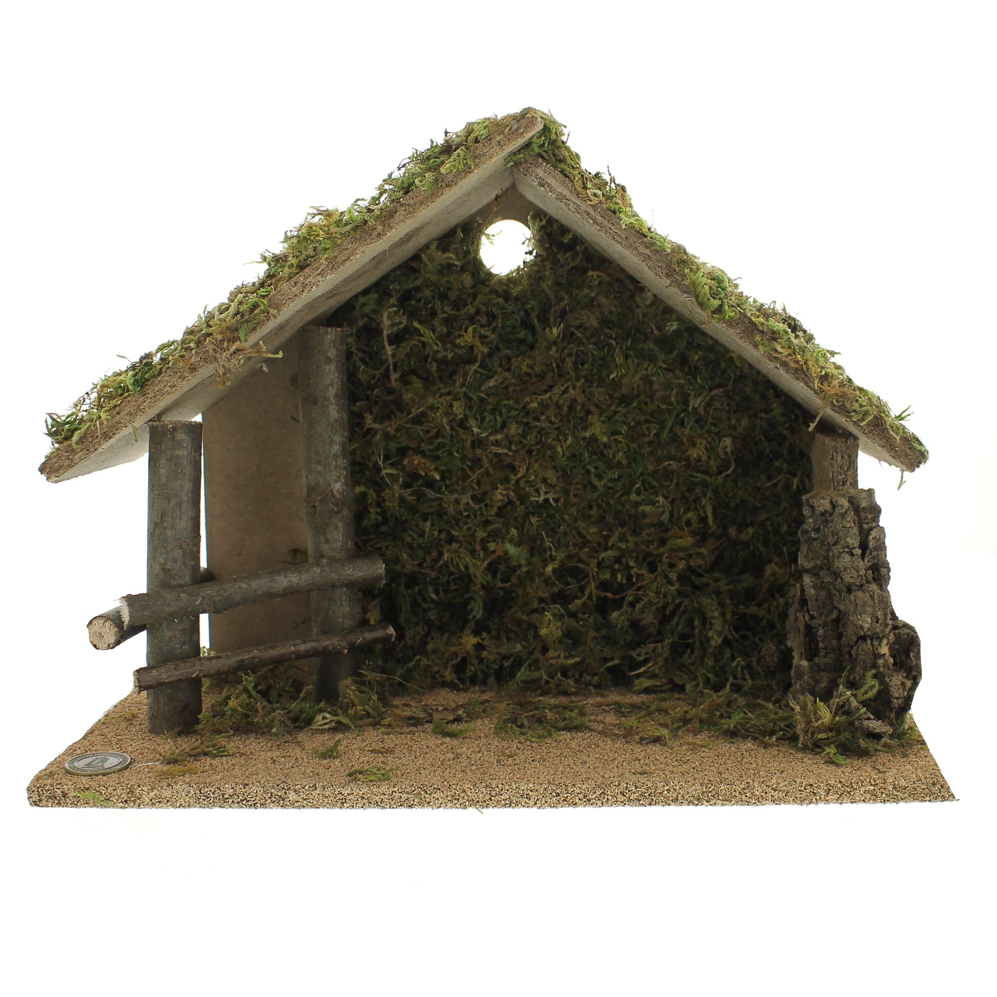 Fontanini 7 Piece Nativity Set with Italian Wood Stable 5" Scale