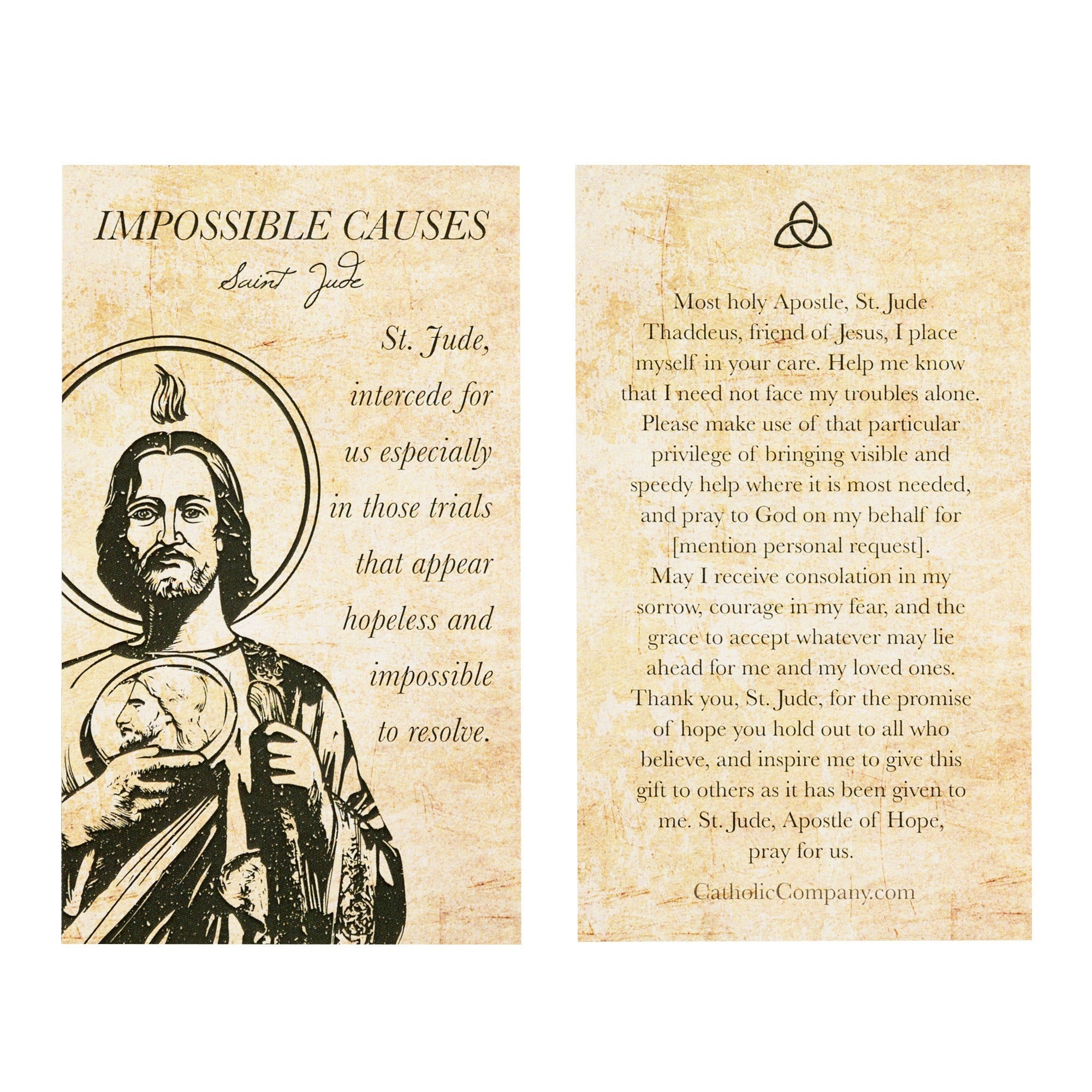 St. Jude - Impossible Causes Prayer Card