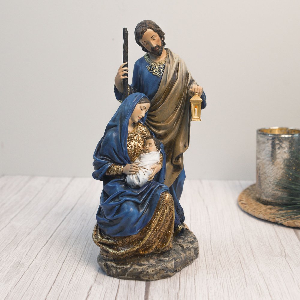Light of the World Holy Family Statue - 10.5"