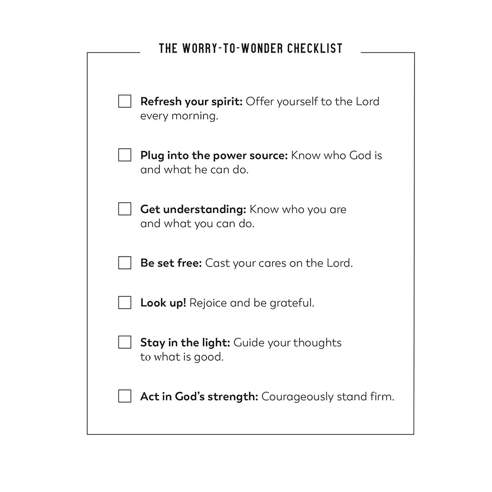 From Worry to Wonder: A Catholic Guide to Finding Peace Through Scripture