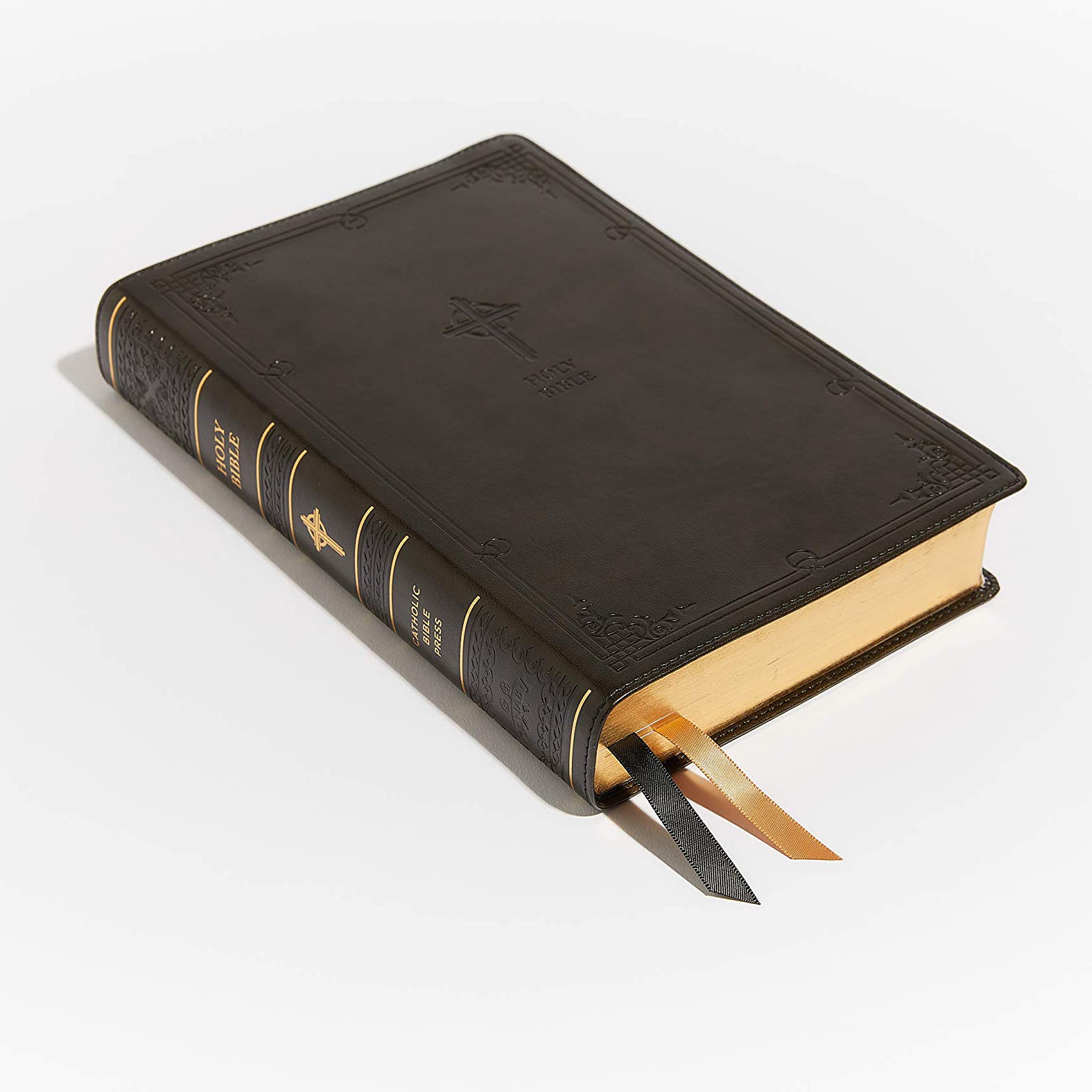 Large Print New American Bible (NABRE) - Black Leathersoft Gift Edition