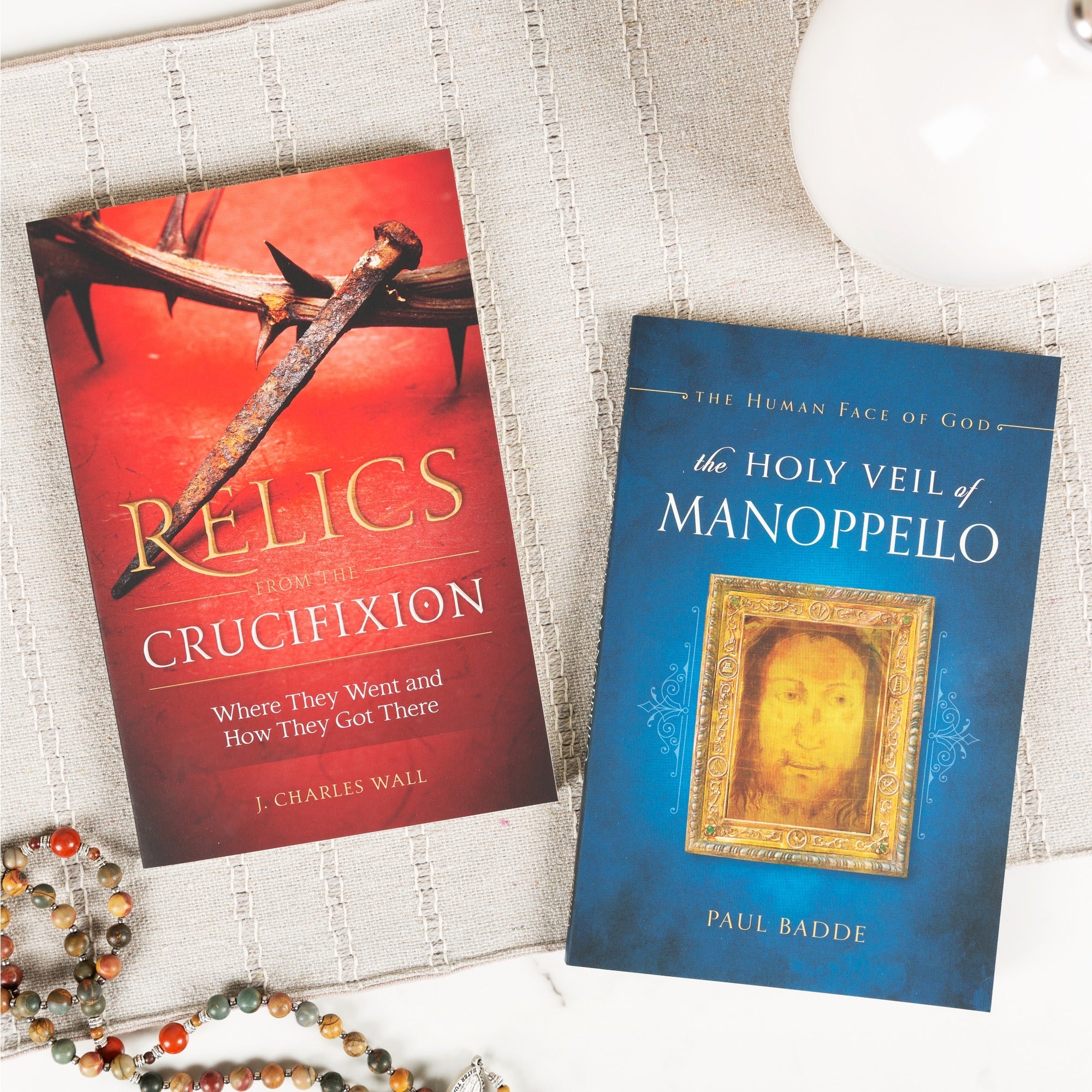 Relics from the Crucifixion & The Holy Veil of Manoppello (2 Book Set)