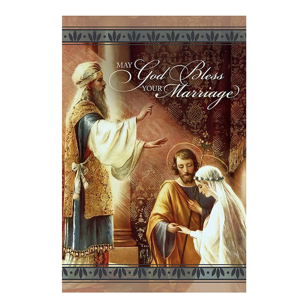May God Bless Your Marriage Wedding Card
