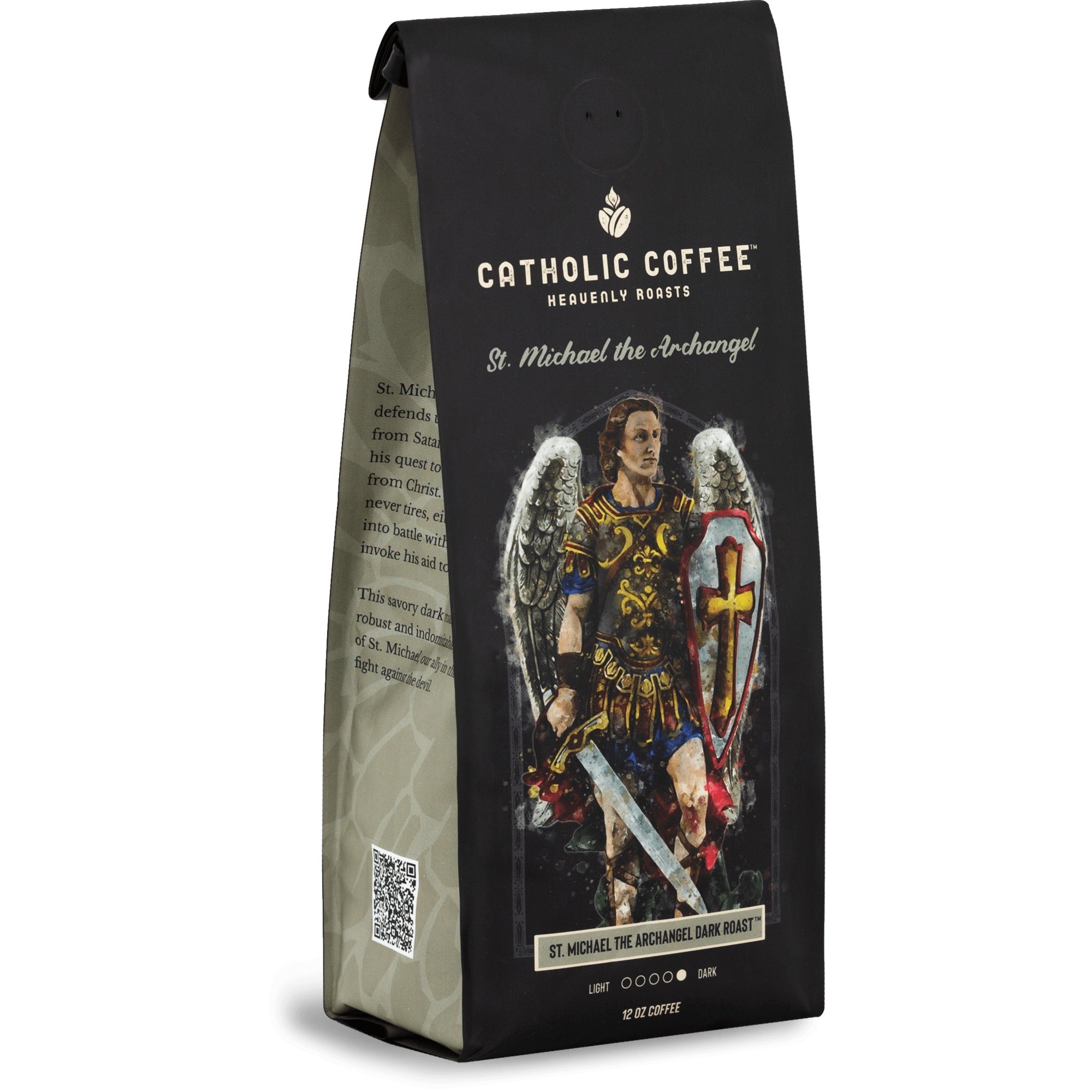 St. Michael Dark Roast Coffee - 12 oz. Bag | The Catholic Company®