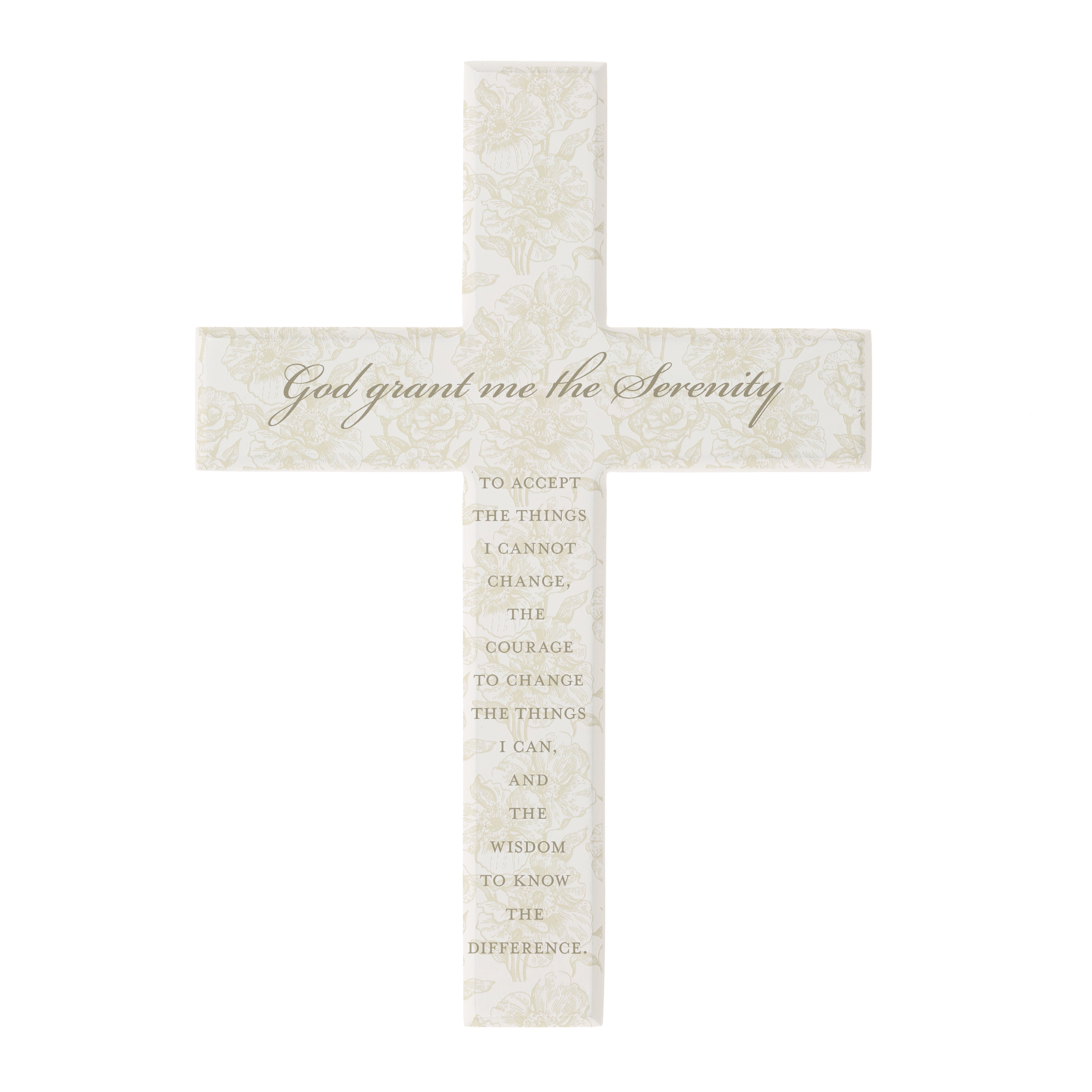 Serenity Prayer Toile Cross