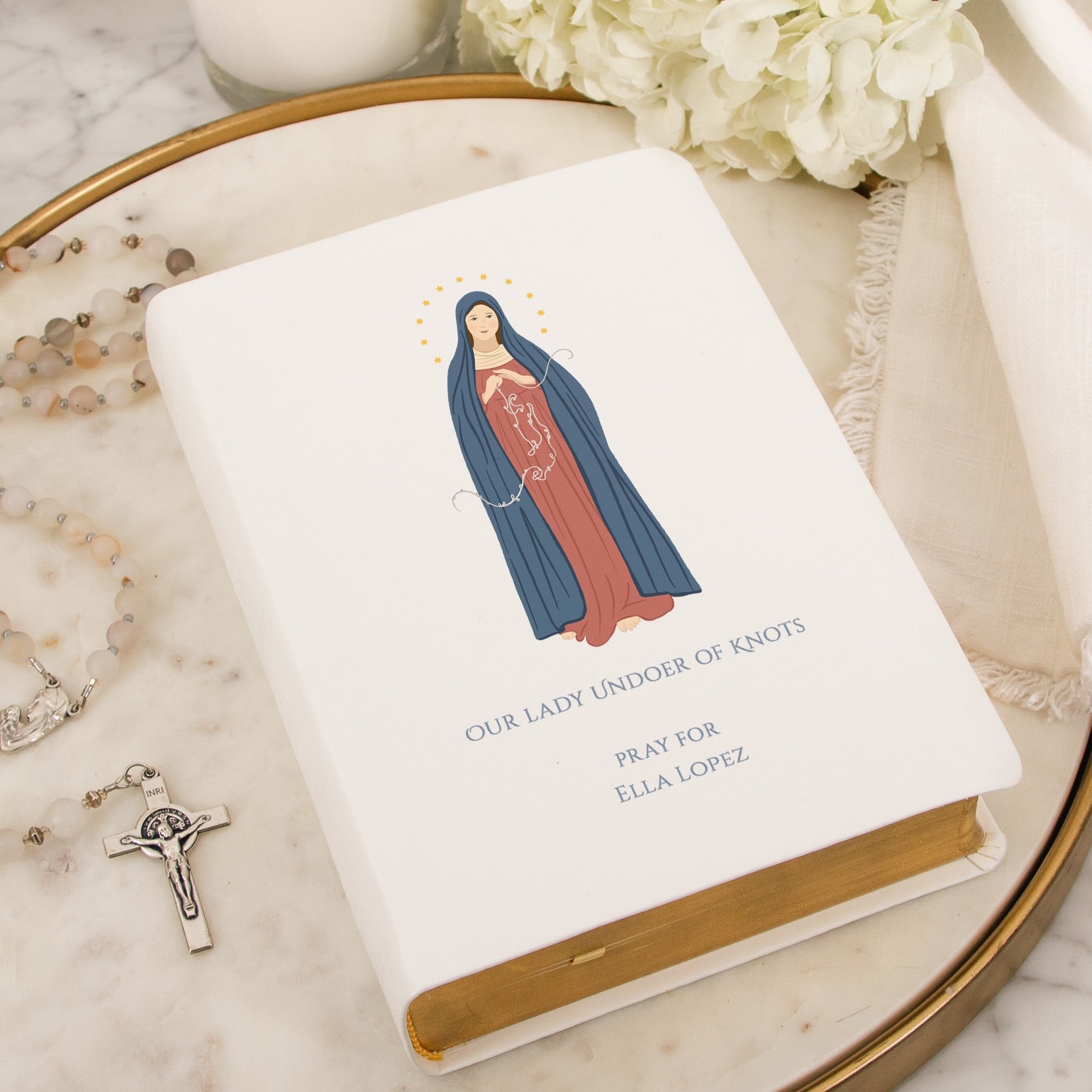 Personalized Our Lady Undoer of Knots Bible