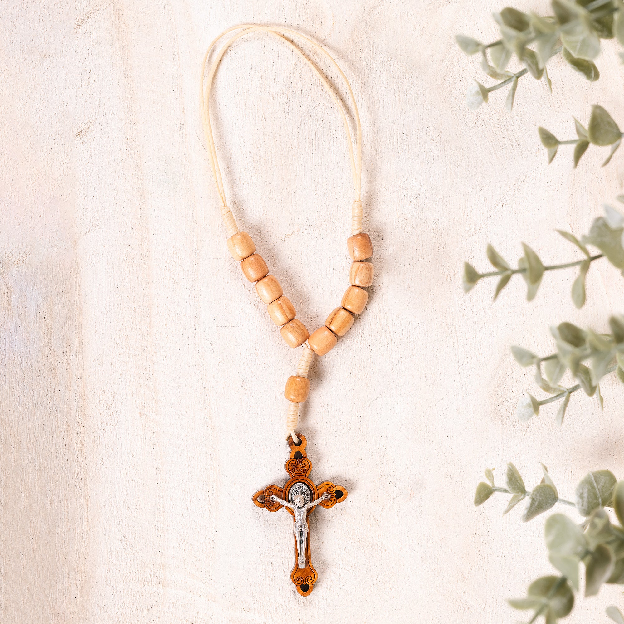 Olive Wood One Decade Rosary/Blessing Beads
