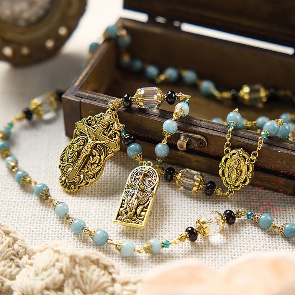 Spiritual Protectors Vintage Style Rosary