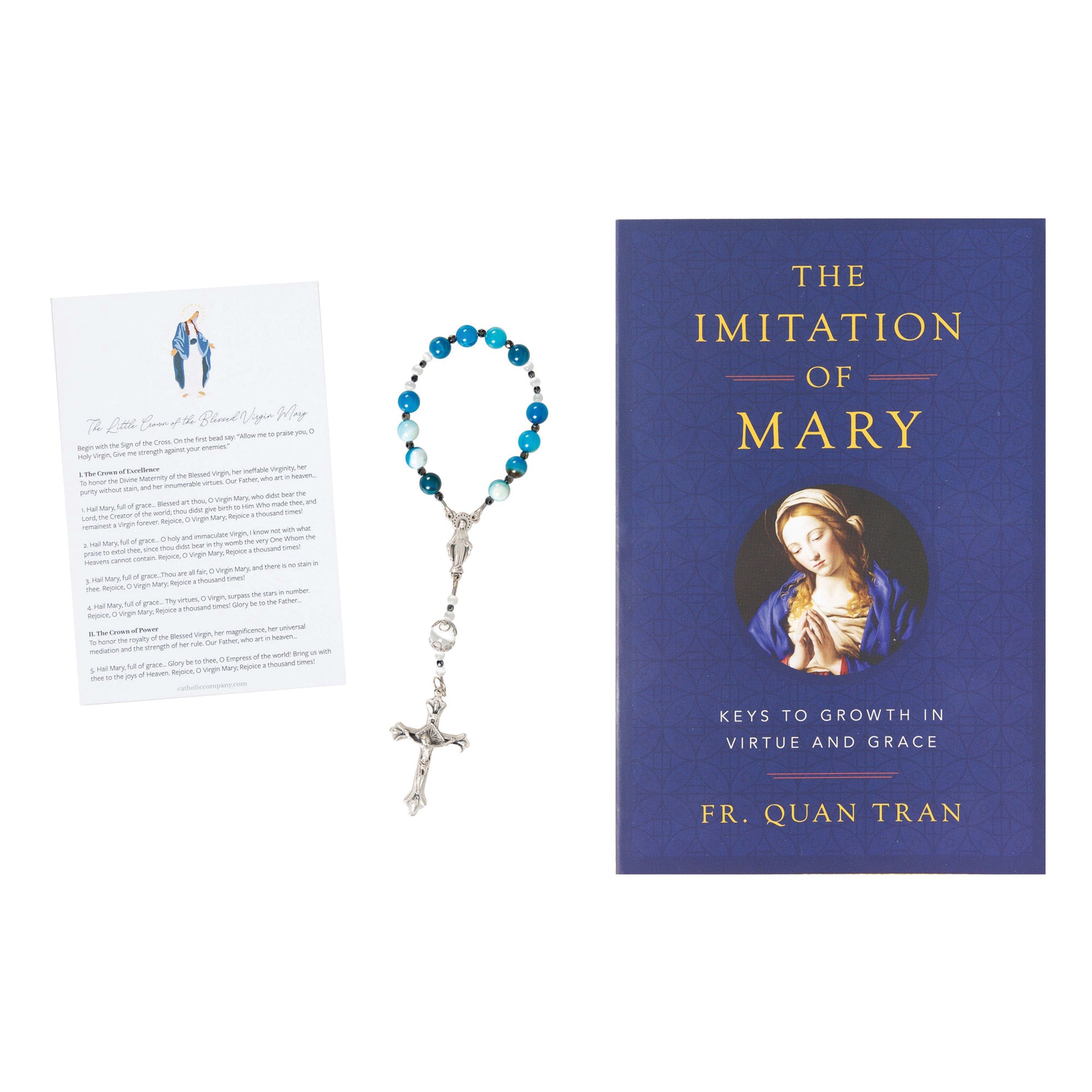 2 Gift Set - The Imitation of Mary Book & Little Crown of Mary Chaplet