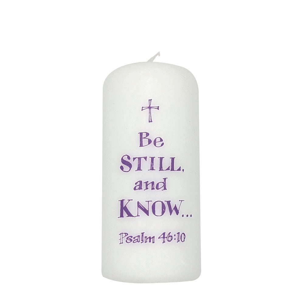 Be Still & Know Pillar Candle