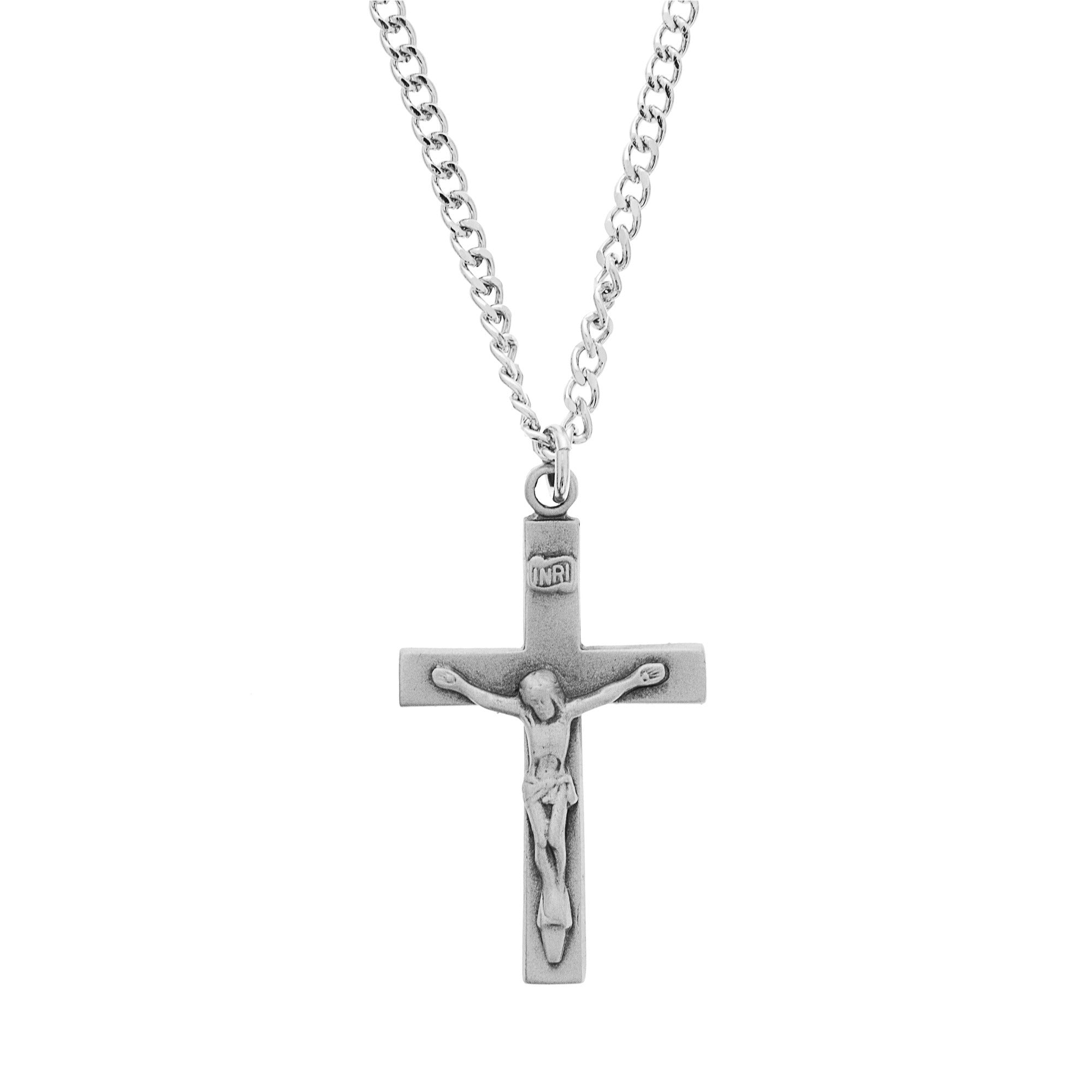 Pewter Lord's Prayer Crucifix