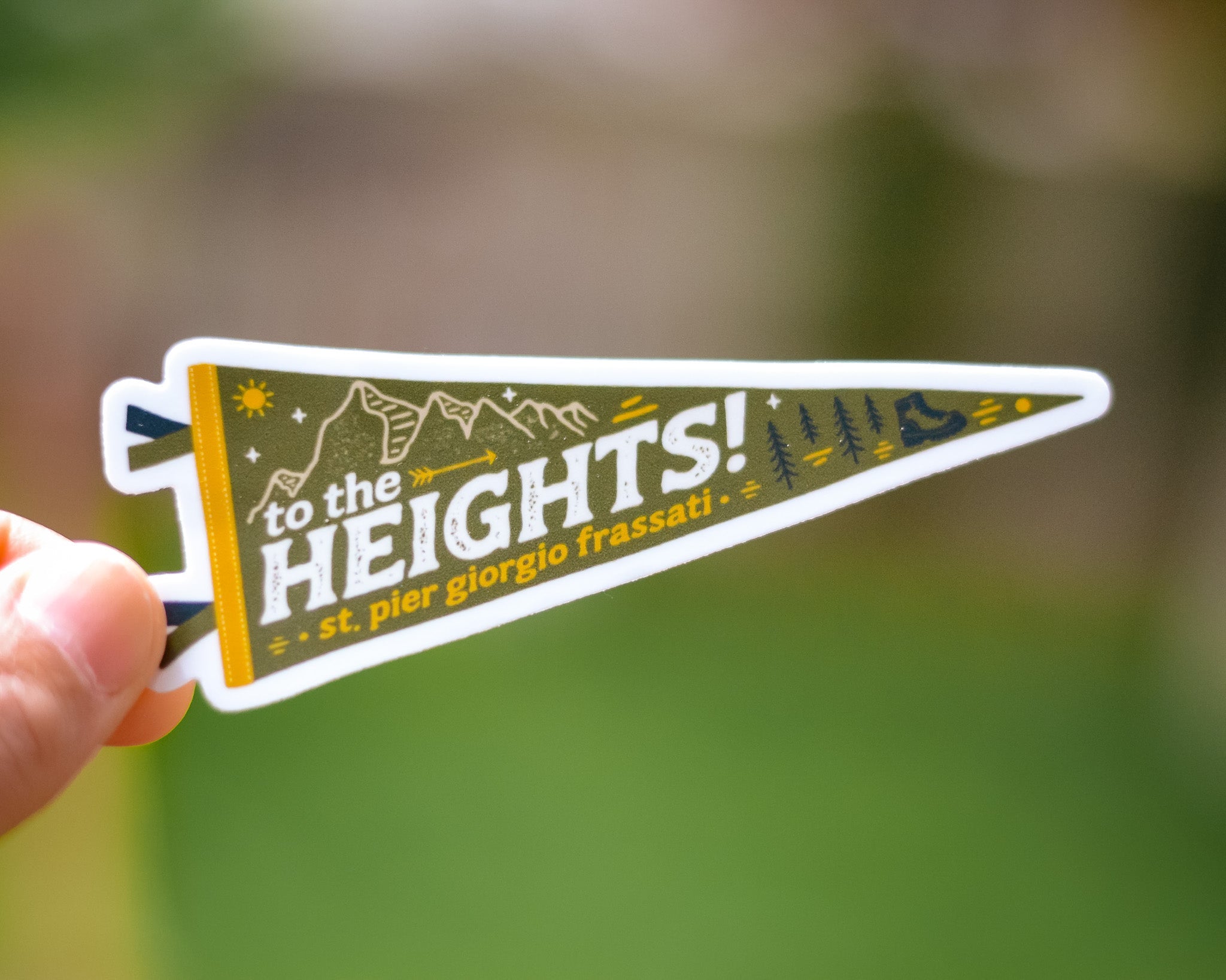 St. Pier Giorgio Frassati Vinyl Sticker