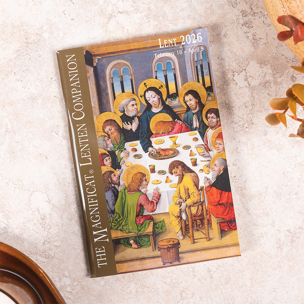 Magnificat Lenten Companion & Ecce Homo Sacrifice Tenner Rosary (Gift Set)