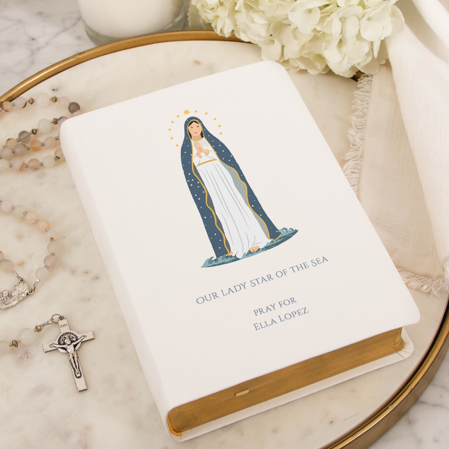 Personalized Our Lady Star of the Sea Bible
