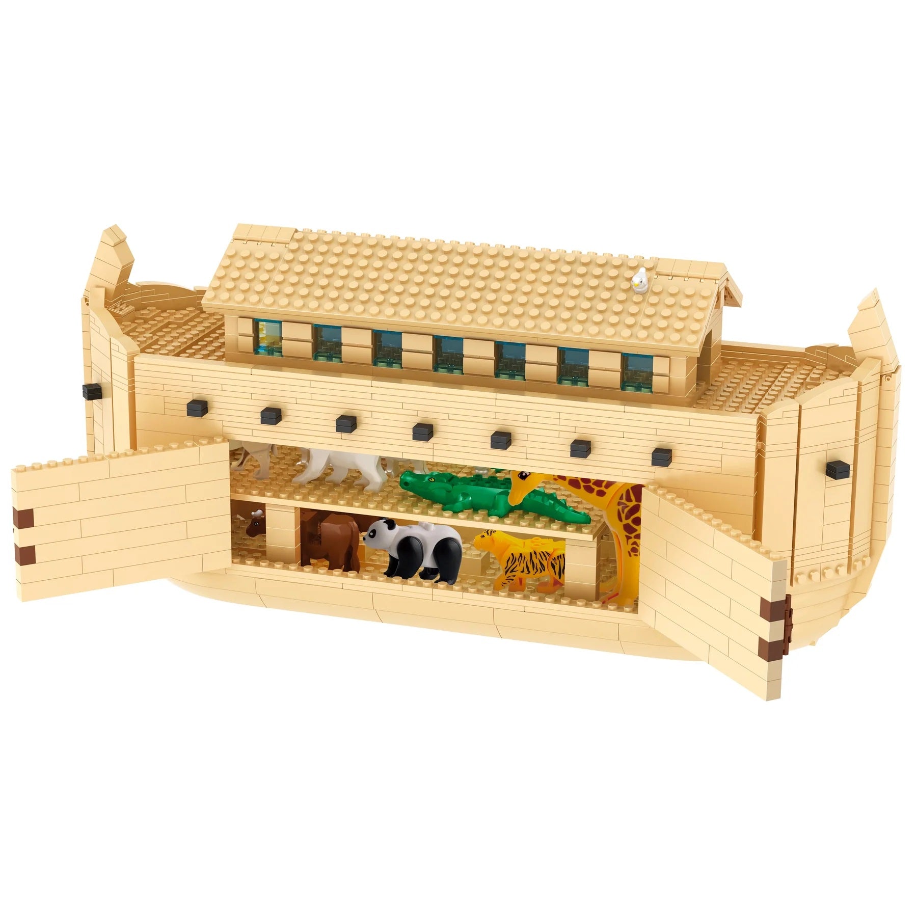Building Bricks Noah's Ark Play Set for Kids