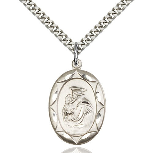 Sterling Silver St. Anthony Pendant - 2508714