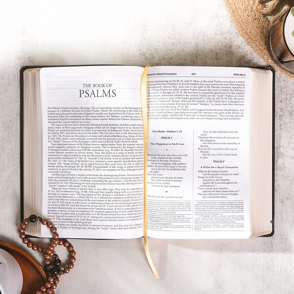 Black Premium Ultra Soft Bible- NABRE