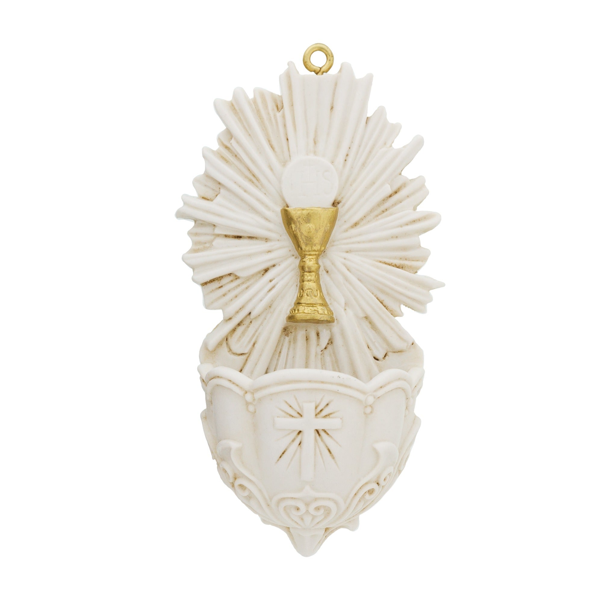 Gold Chalice Holy Water Font