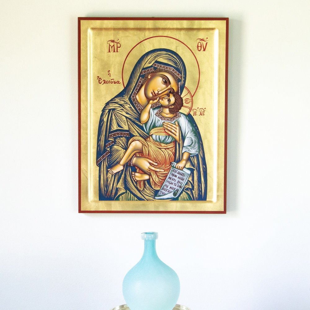 Madonna and Child Greek Icon