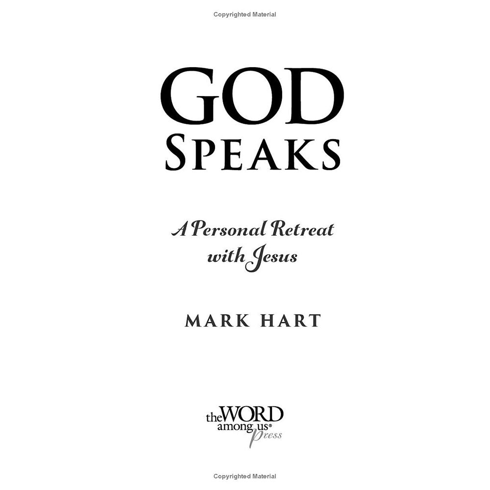God Speaks: A Personal Retreat with Jesus