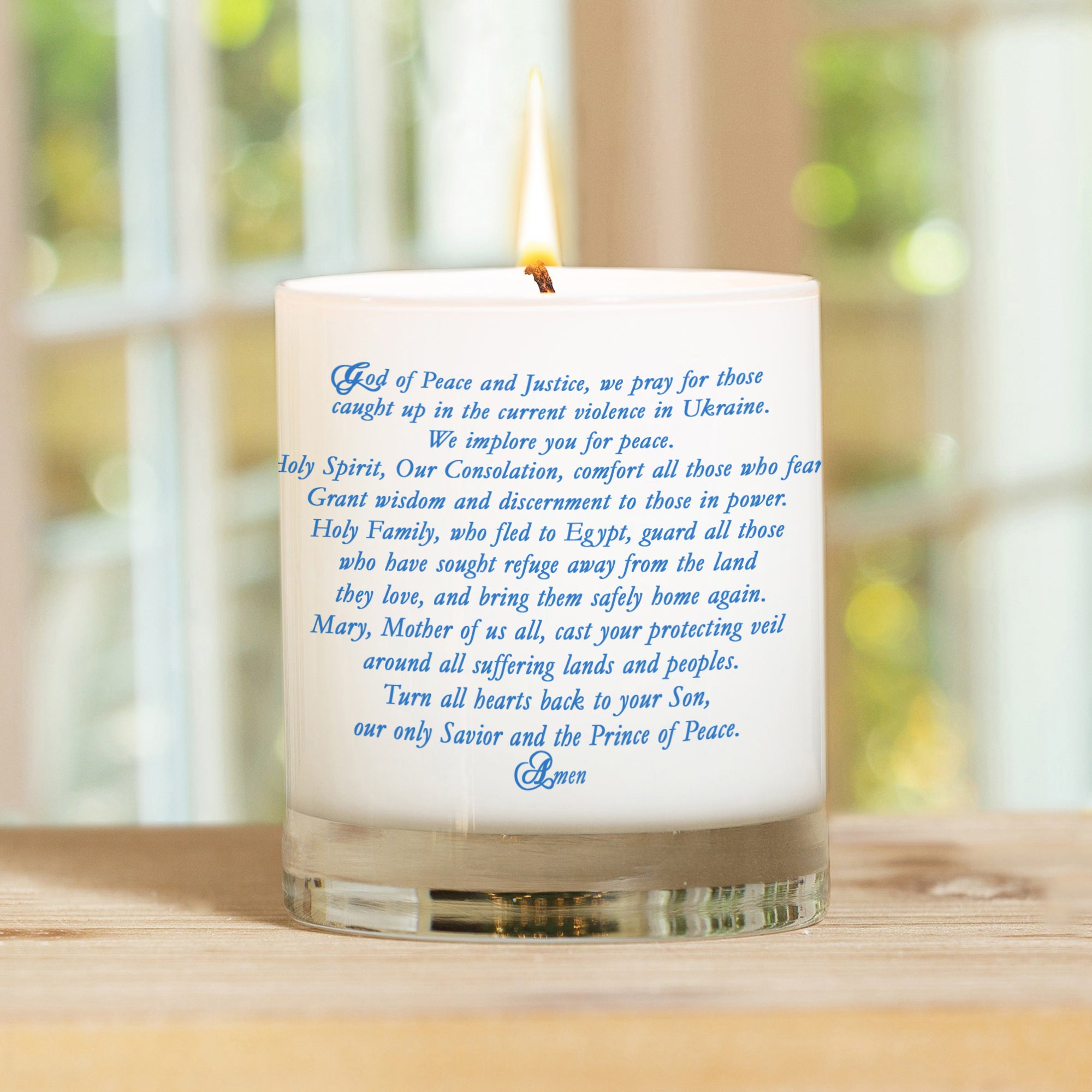 Pray for Ukraine Candle