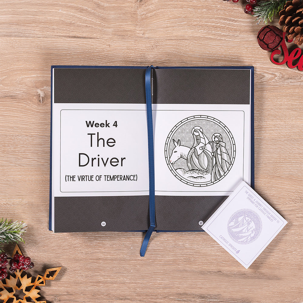 Advent to Christmas Devotional & Coloring Book Family Gift Set